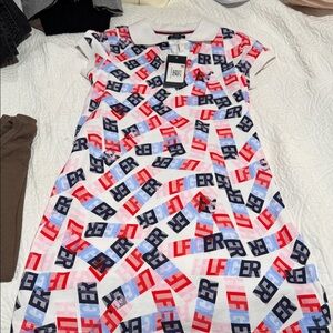 Tommy Hilfiger Kids Casual Dress - Red, Blue, White